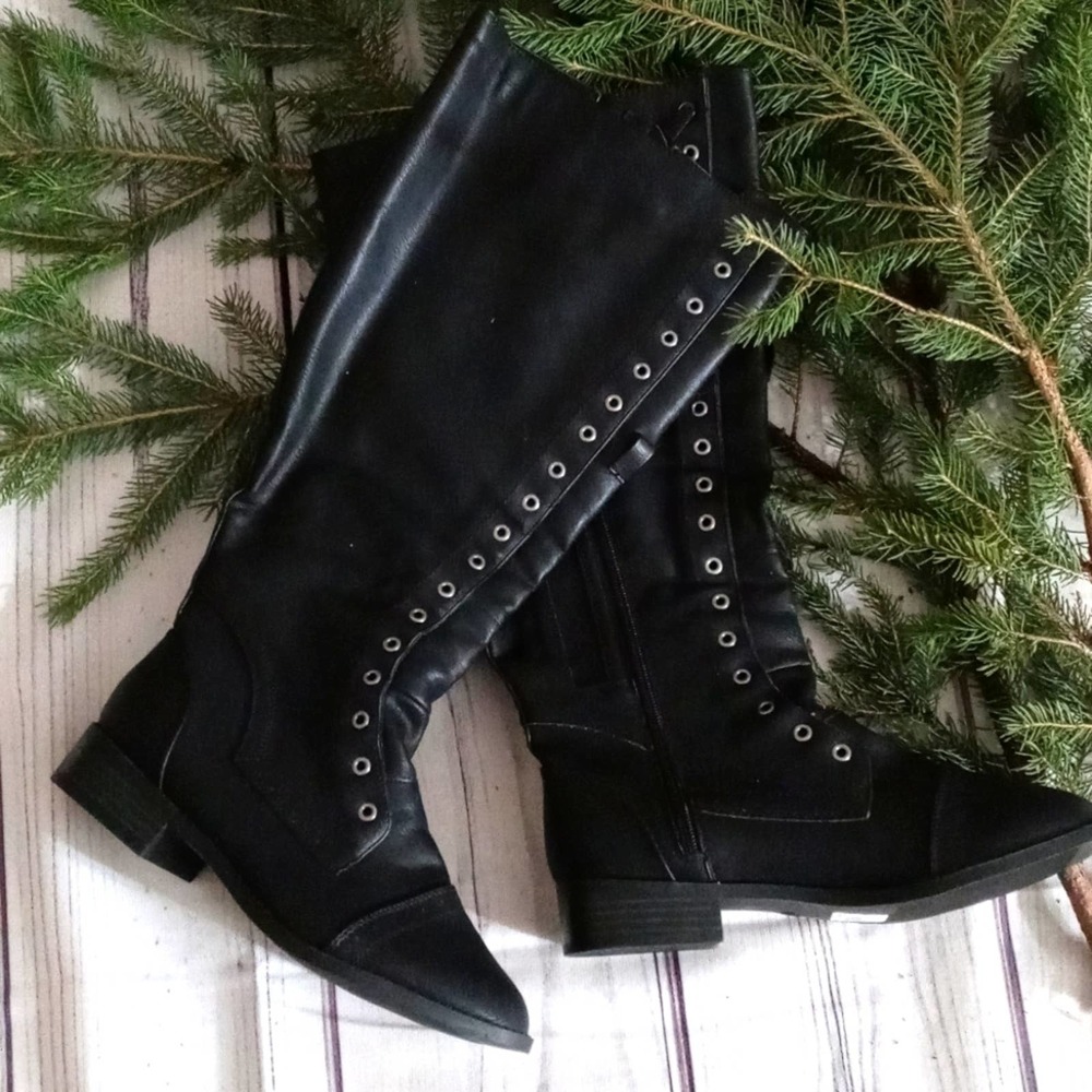 Lane Bryant Knee High boots combat boots